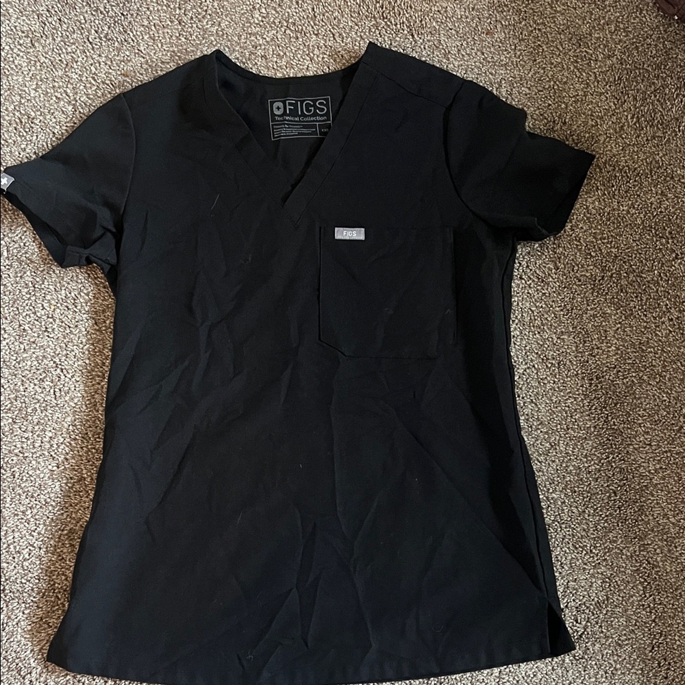 Figs Catarina Black Top XXS